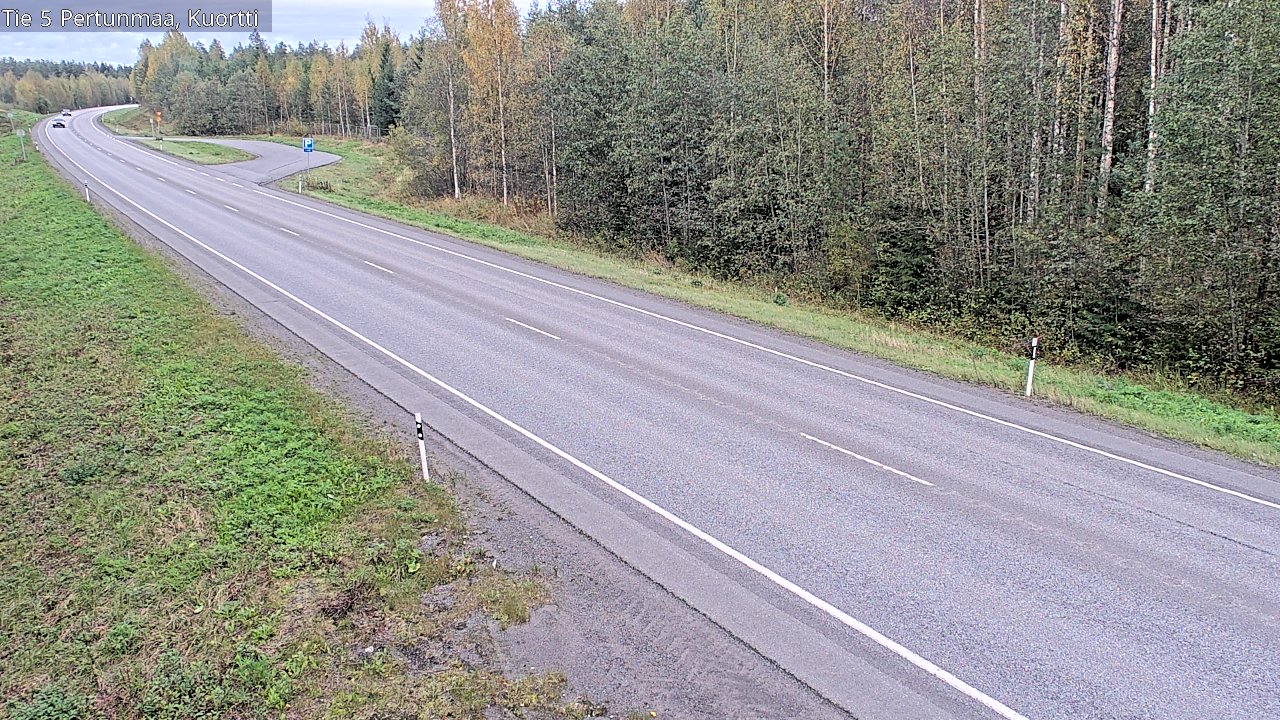 Weather Camera Image Road 5 Pertunmaa, Kuortti, Pertunmaa, Etelä-Savo