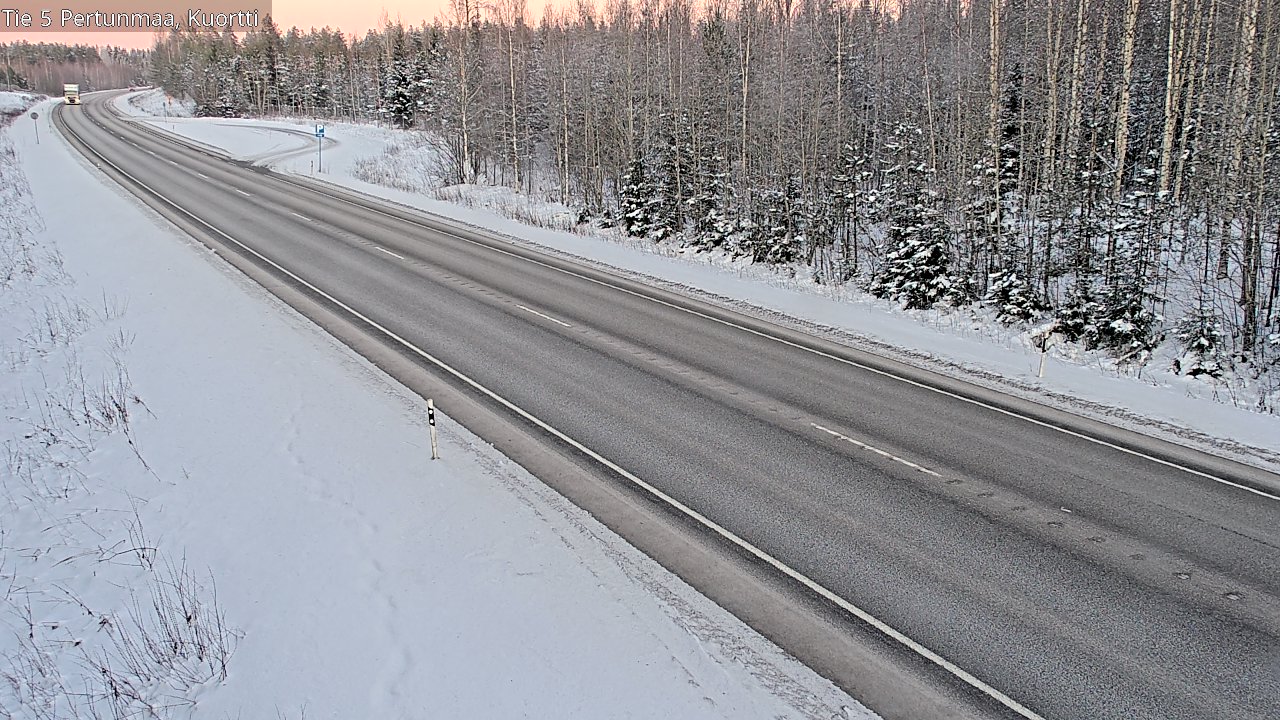 Weather Camera Image Road 5 Pertunmaa, Kuortti, Pertunmaa, Etelä-Savo