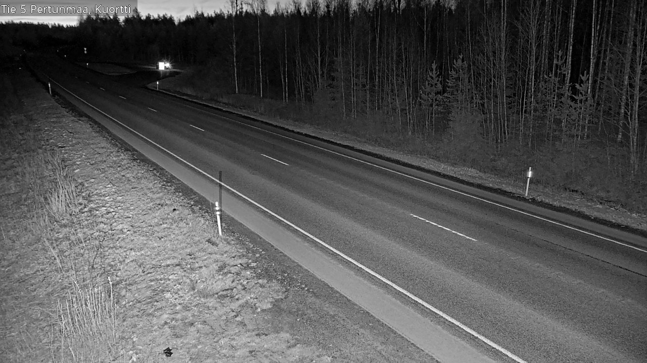 Weather Camera Image Väg 5 Pertunmaa, Kuortti, Pertunmaa, Etelä-Savo