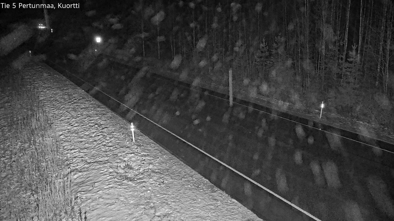 Weather Camera Image Väg 5 Pertunmaa, Kuortti, Pertunmaa, Etelä-Savo