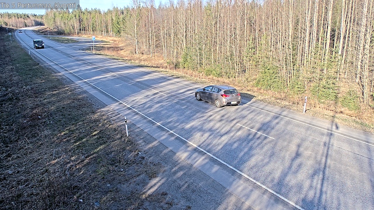 Weather Camera Image Väg 5 Pertunmaa, Kuortti, Pertunmaa, Etelä-Savo