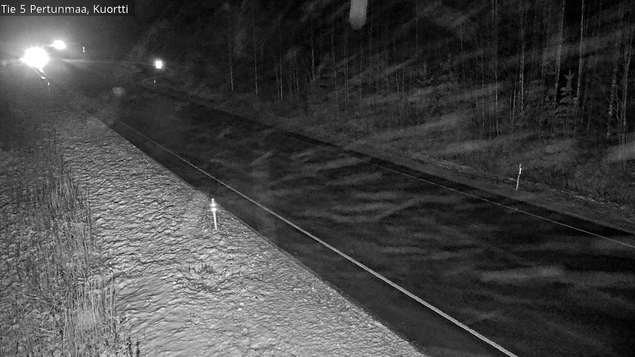 Weather Camera Image Väg 5 Pertunmaa, Kuortti, Pertunmaa, Etelä-Savo