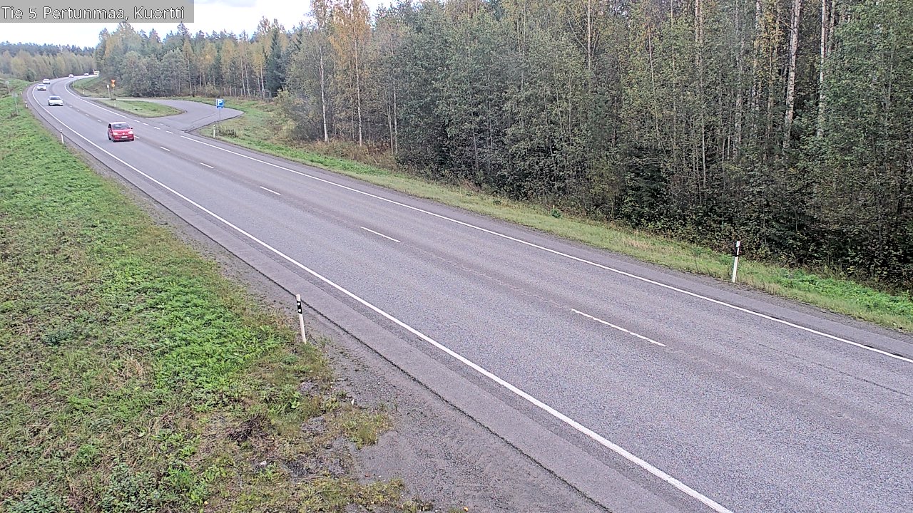 Weather Camera Image Road 5 Pertunmaa, Kuortti, Pertunmaa, Etelä-Savo