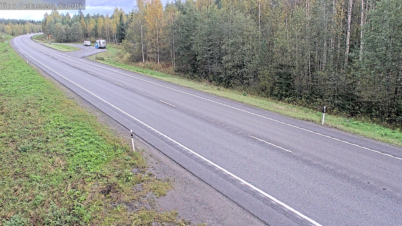 Weather Camera Image Väg 5 Pertunmaa, Kuortti, Pertunmaa, Etelä-Savo