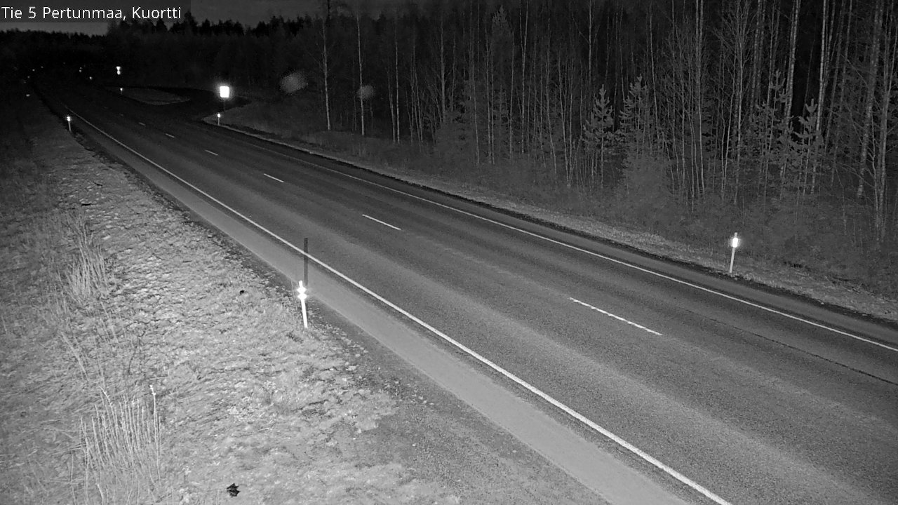 Weather Camera Image Väg 5 Pertunmaa, Kuortti, Pertunmaa, Etelä-Savo