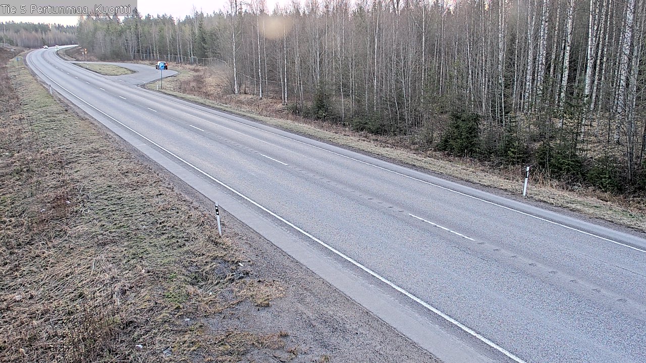 Weather Camera Image Väg 5 Pertunmaa, Kuortti, Pertunmaa, Etelä-Savo