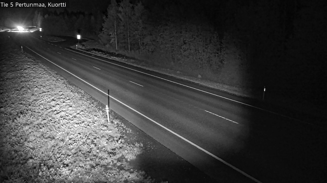 Weather Camera Image Väg 5 Pertunmaa, Kuortti, Pertunmaa, Etelä-Savo