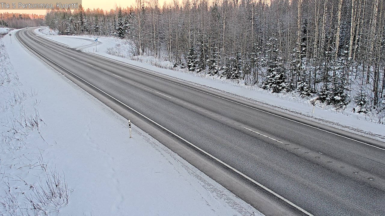 Weather Camera Image Road 5 Pertunmaa, Kuortti, Pertunmaa, Etelä-Savo