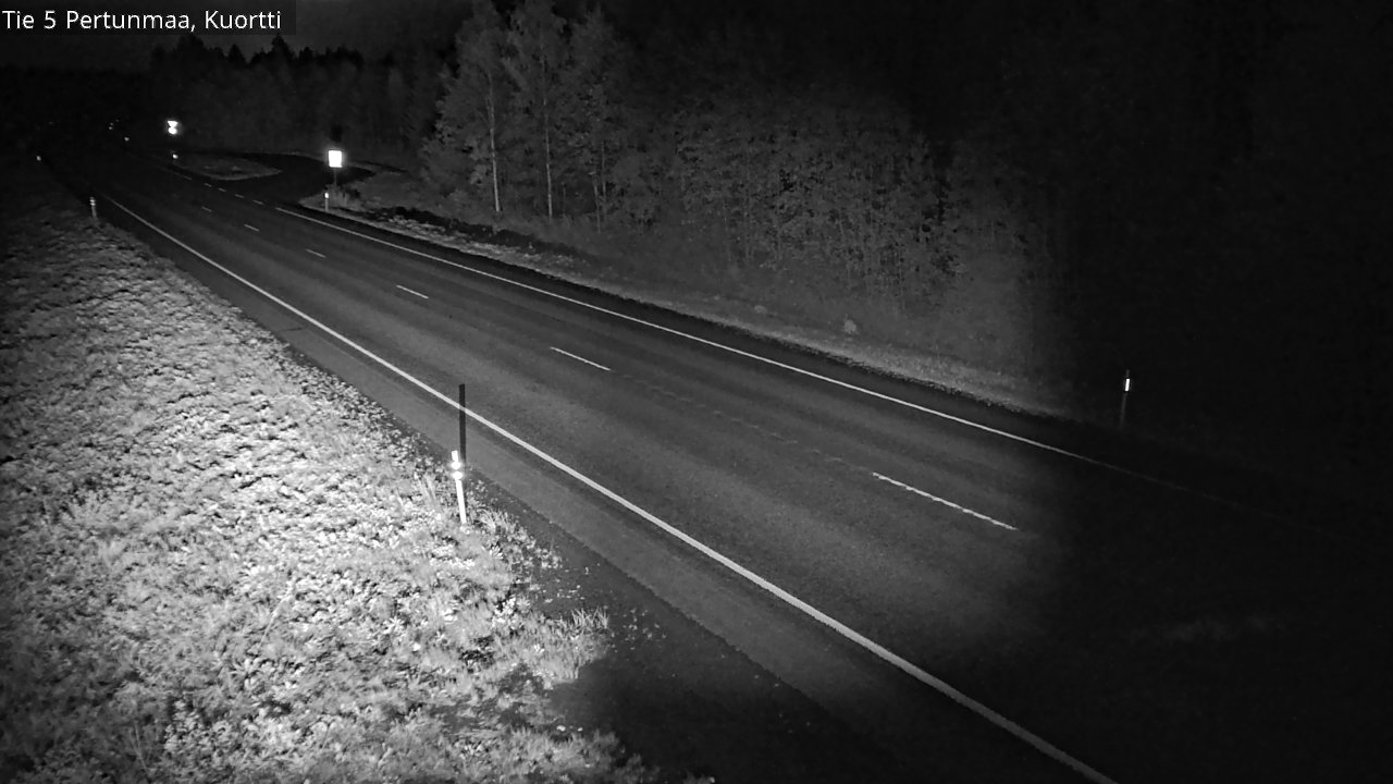 Weather Camera Image Väg 5 Pertunmaa, Kuortti, Pertunmaa, Etelä-Savo