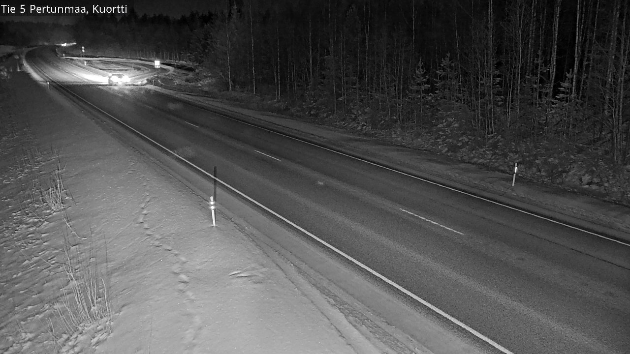 Weather Camera Image Road 5 Pertunmaa, Kuortti, Pertunmaa, Etelä-Savo