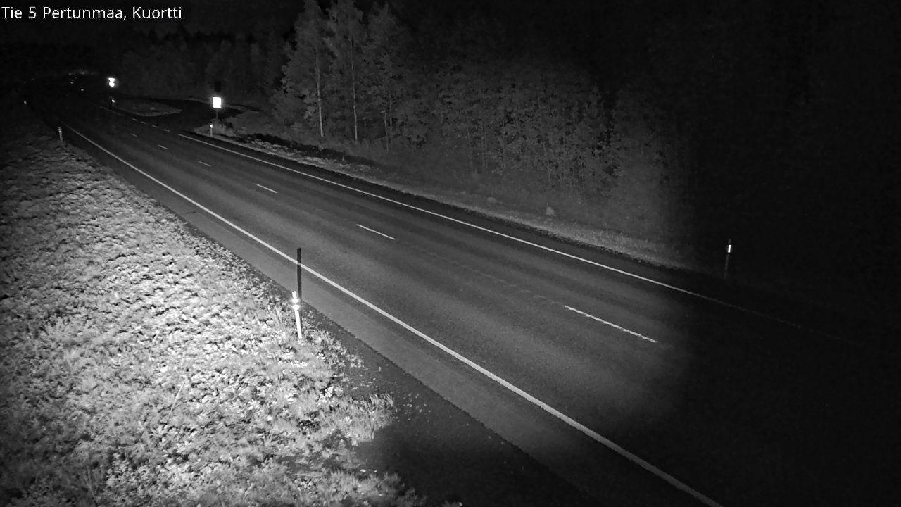 Weather Camera Image Väg 5 Pertunmaa, Kuortti, Pertunmaa, Etelä-Savo