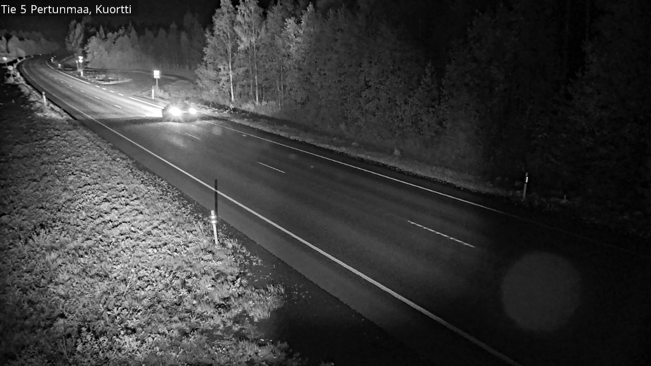 Weather Camera Image Väg 5 Pertunmaa, Kuortti, Pertunmaa, Etelä-Savo