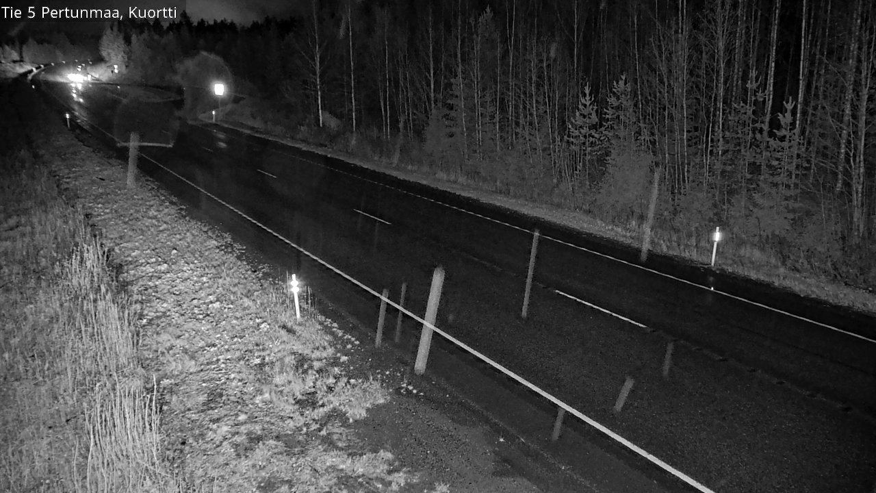 Weather Camera Image Väg 5 Pertunmaa, Kuortti, Pertunmaa, Etelä-Savo