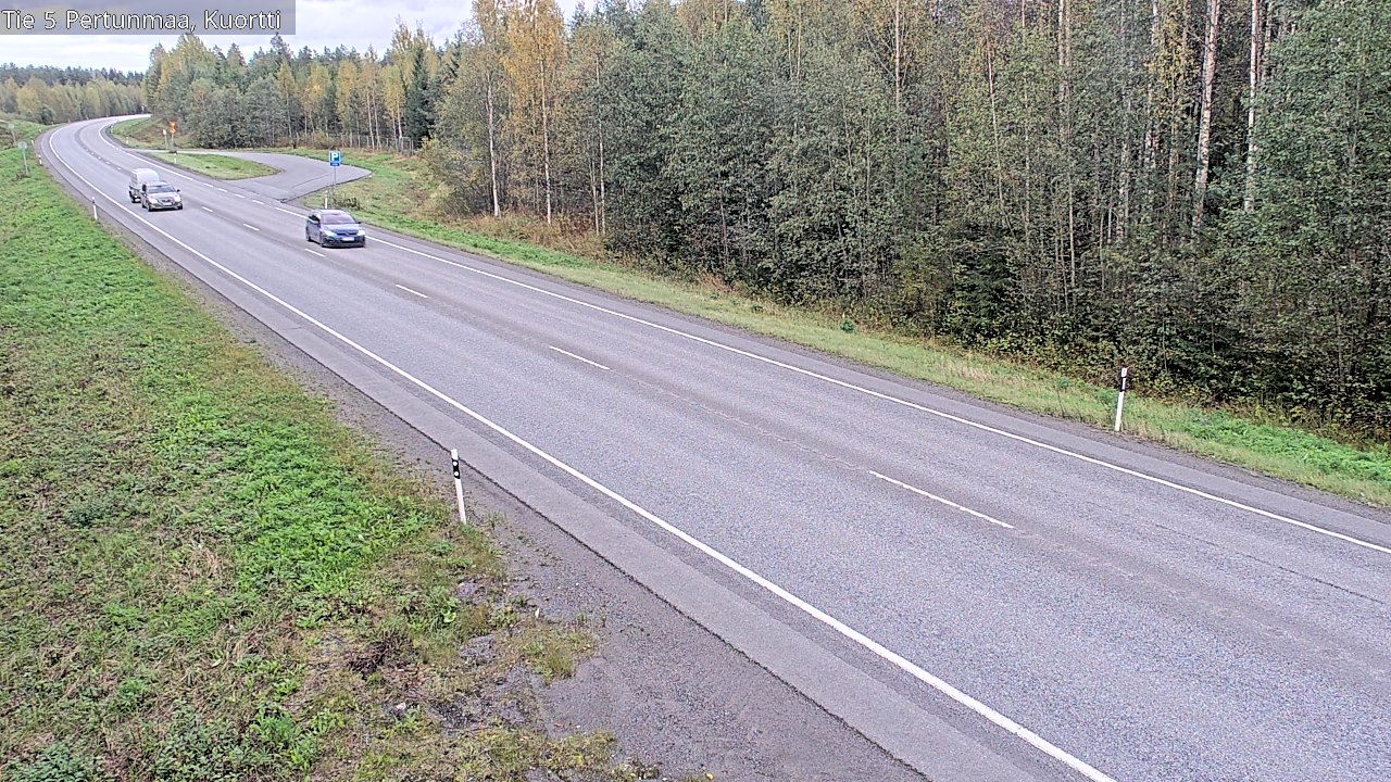 Weather Camera Image Väg 5 Pertunmaa, Kuortti, Pertunmaa, Etelä-Savo