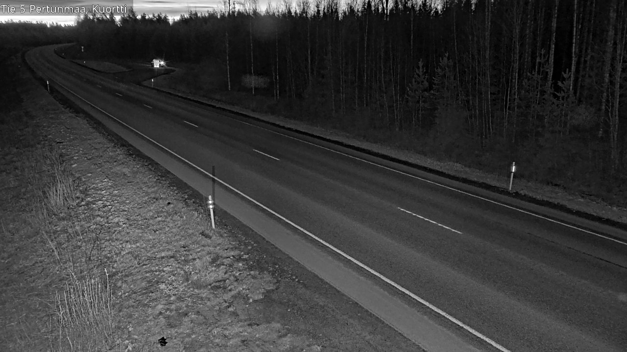 Weather Camera Image Väg 5 Pertunmaa, Kuortti, Pertunmaa, Etelä-Savo