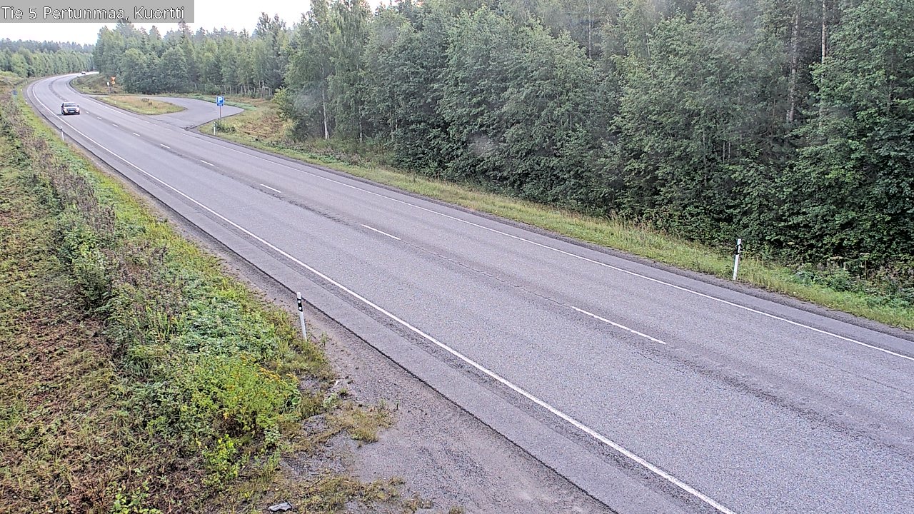 Weather Camera Image Road 5 Pertunmaa, Kuortti, Pertunmaa, Etelä-Savo