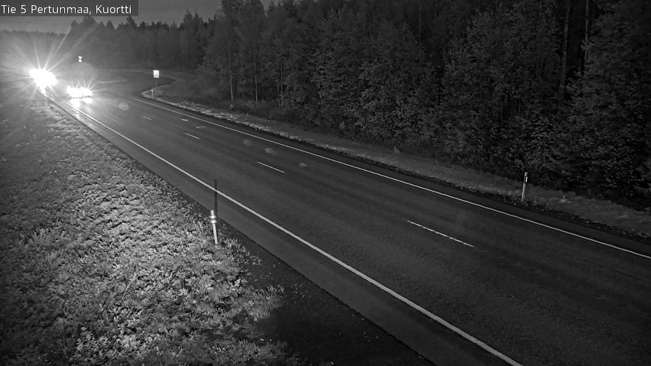 Weather Camera Image Väg 5 Pertunmaa, Kuortti, Pertunmaa, Etelä-Savo