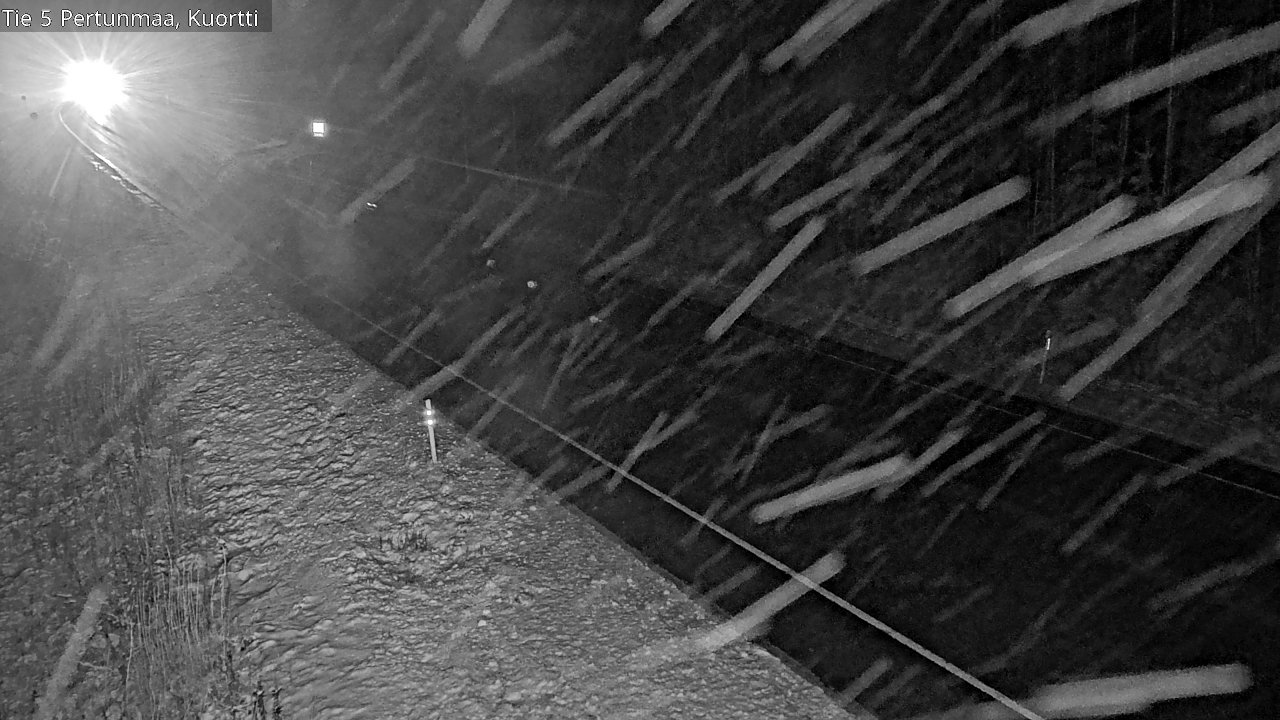 Weather Camera Image Väg 5 Pertunmaa, Kuortti, Pertunmaa, Etelä-Savo