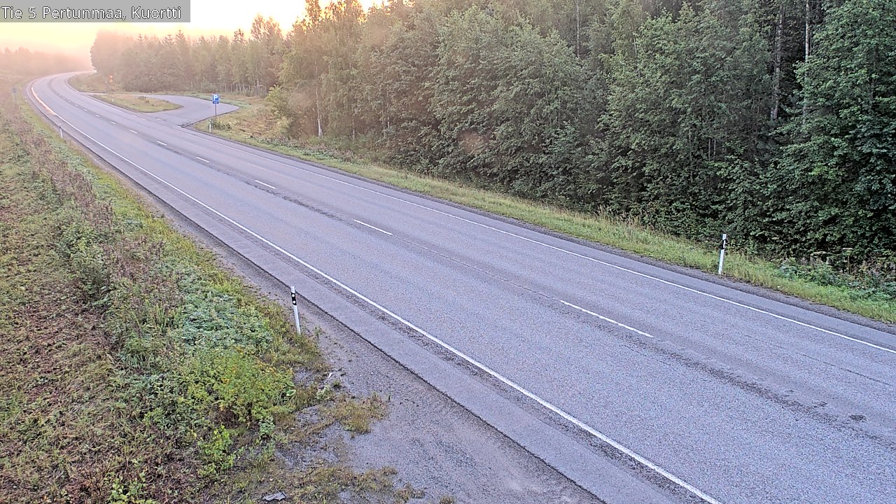 Weather Camera Image Road 5 Pertunmaa, Kuortti, Pertunmaa, Etelä-Savo