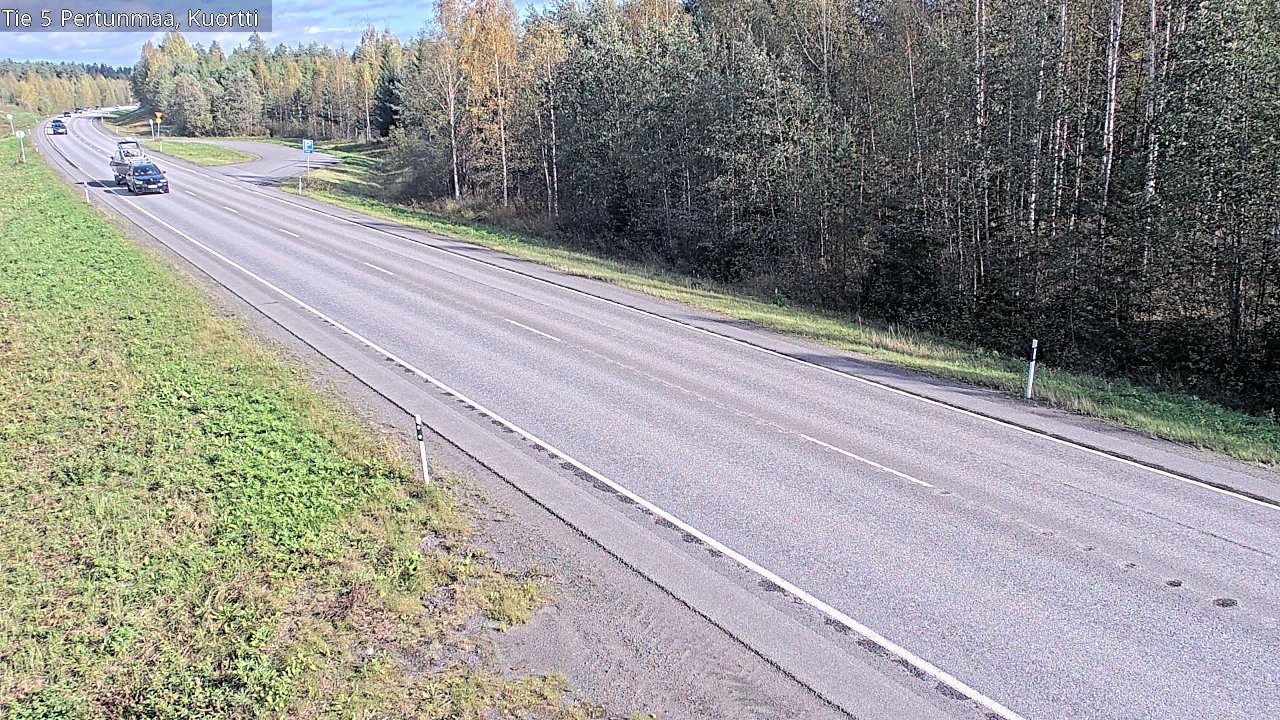 Kelikamerat Kuva Tie 5 Pertunmaa, Kuortti, Pertunmaa, Etelä-Savo
