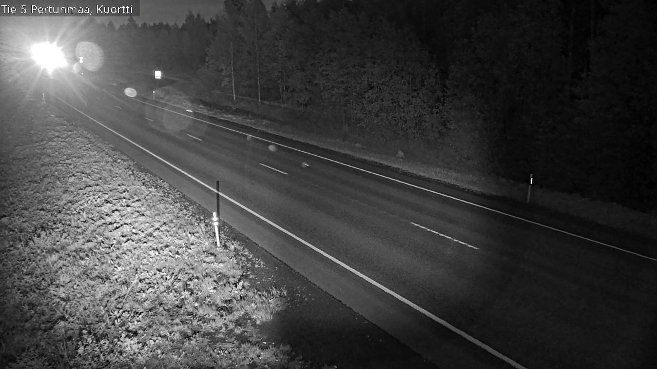 Weather Camera Image Väg 5 Pertunmaa, Kuortti, Pertunmaa, Etelä-Savo