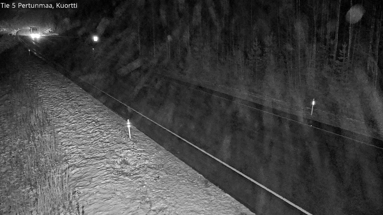 Weather Camera Image Väg 5 Pertunmaa, Kuortti, Pertunmaa, Etelä-Savo