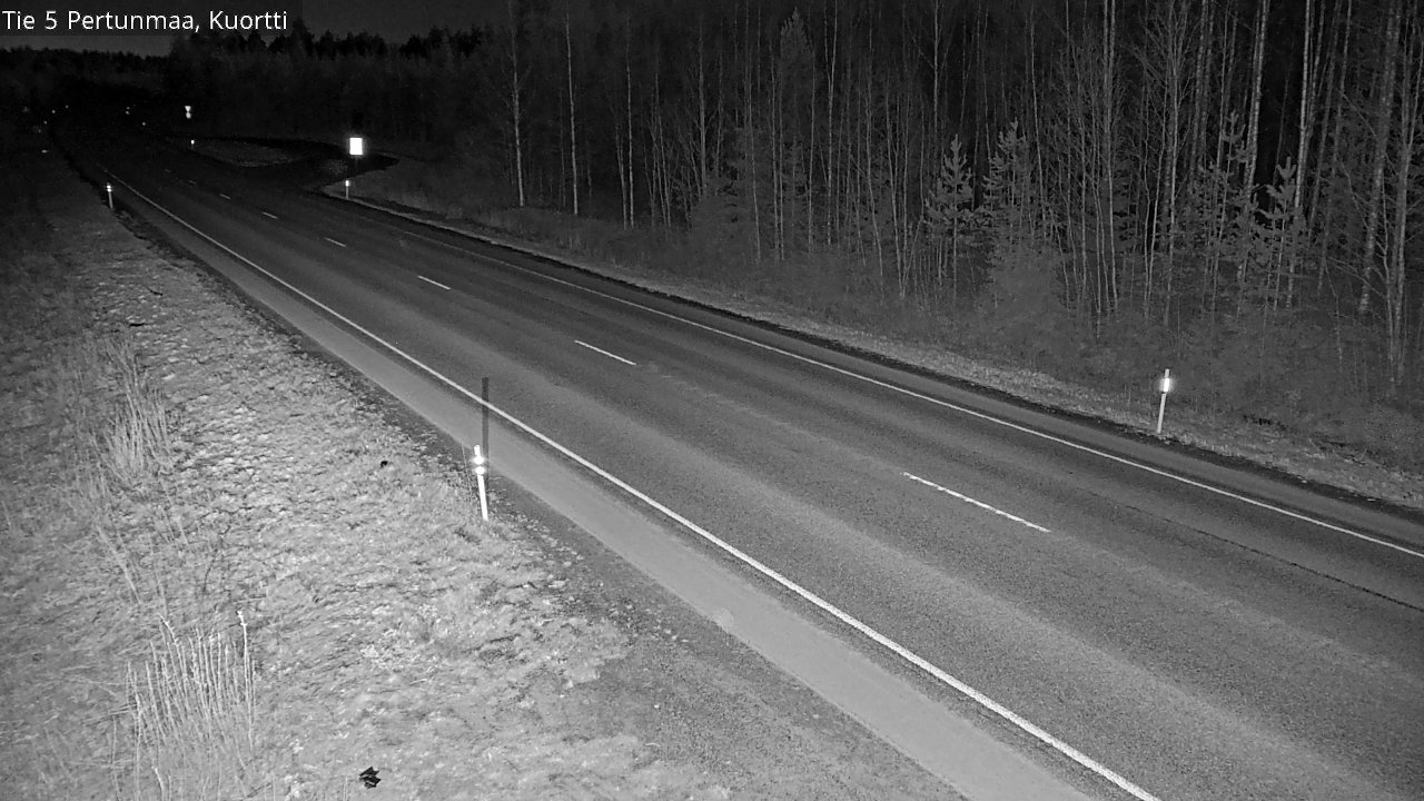 Weather Camera Image Väg 5 Pertunmaa, Kuortti, Pertunmaa, Etelä-Savo