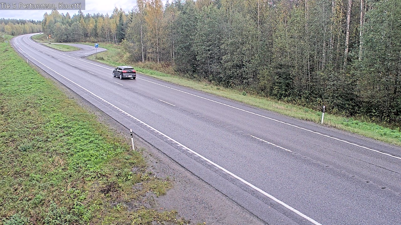 Weather Camera Image Väg 5 Pertunmaa, Kuortti, Pertunmaa, Etelä-Savo