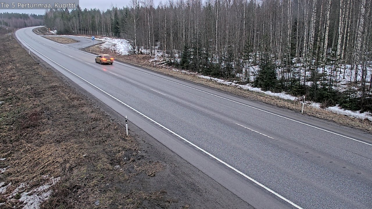 Weather Camera Image Road 5 Pertunmaa, Kuortti, Pertunmaa, Etelä-Savo