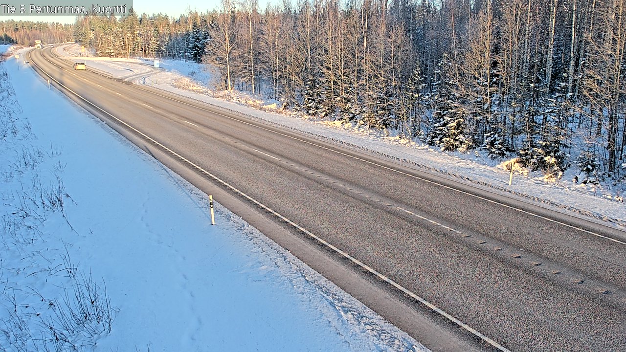 Weather Camera Image Road 5 Pertunmaa, Kuortti, Pertunmaa, Etelä-Savo