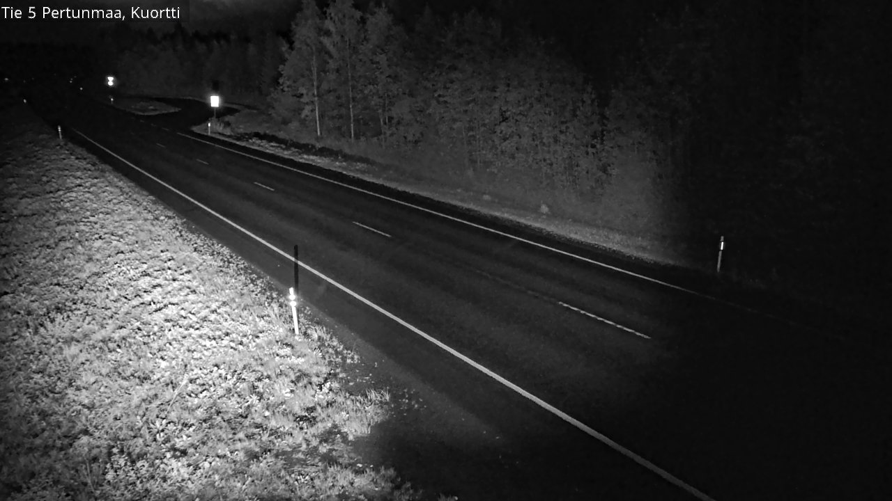Weather Camera Image Väg 5 Pertunmaa, Kuortti, Pertunmaa, Etelä-Savo