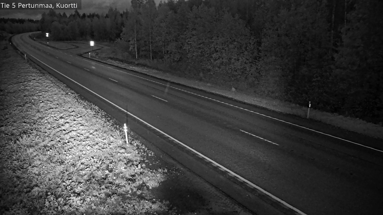 Weather Camera Image Väg 5 Pertunmaa, Kuortti, Pertunmaa, Etelä-Savo