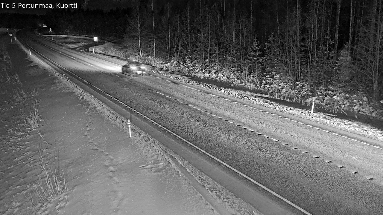 Weather Camera Image Road 5 Pertunmaa, Kuortti, Pertunmaa, Etelä-Savo