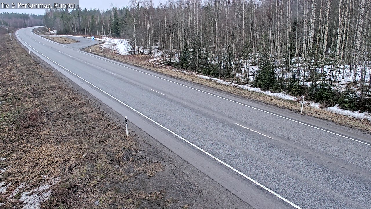 Weather Camera Image Road 5 Pertunmaa, Kuortti, Pertunmaa, Etelä-Savo