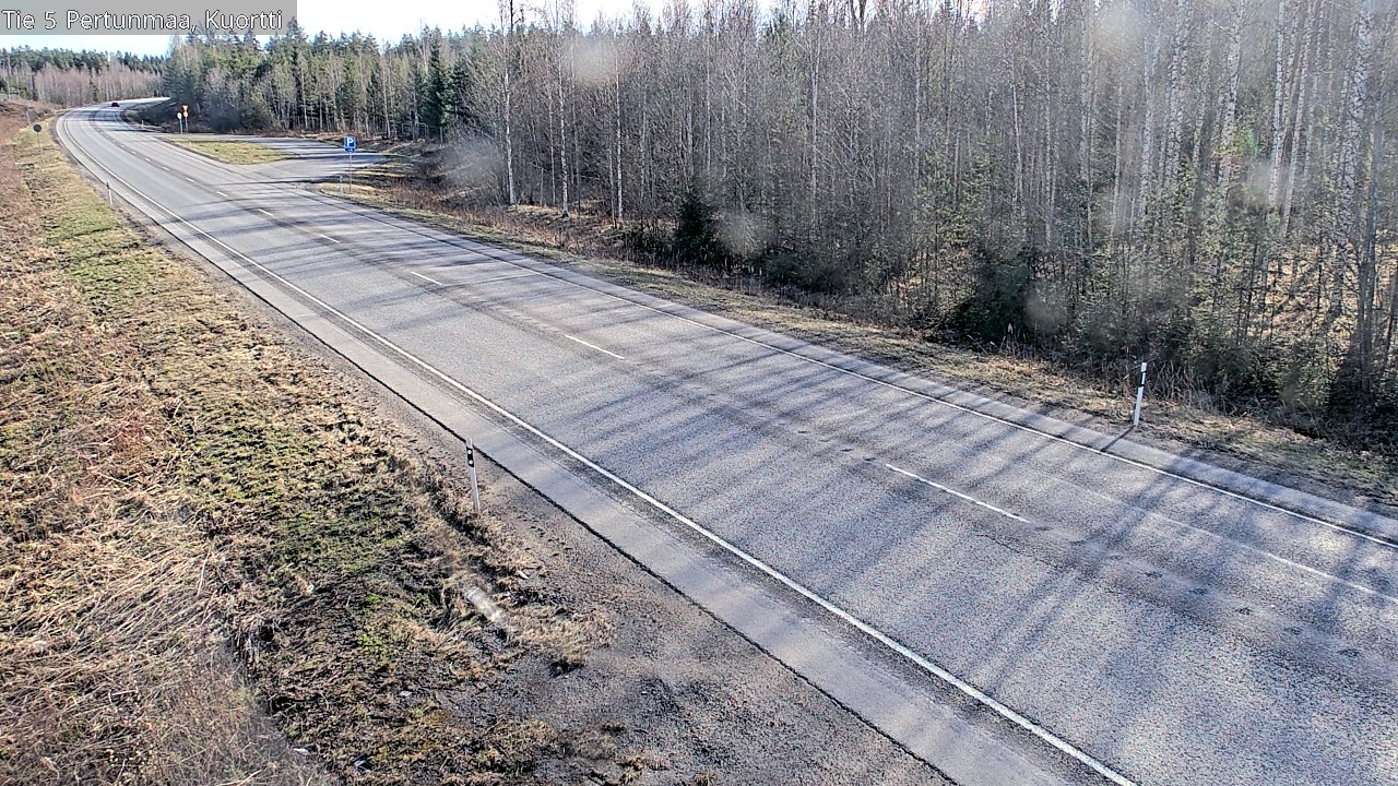 Weather Camera Image Väg 5 Pertunmaa, Kuortti, Pertunmaa, Etelä-Savo