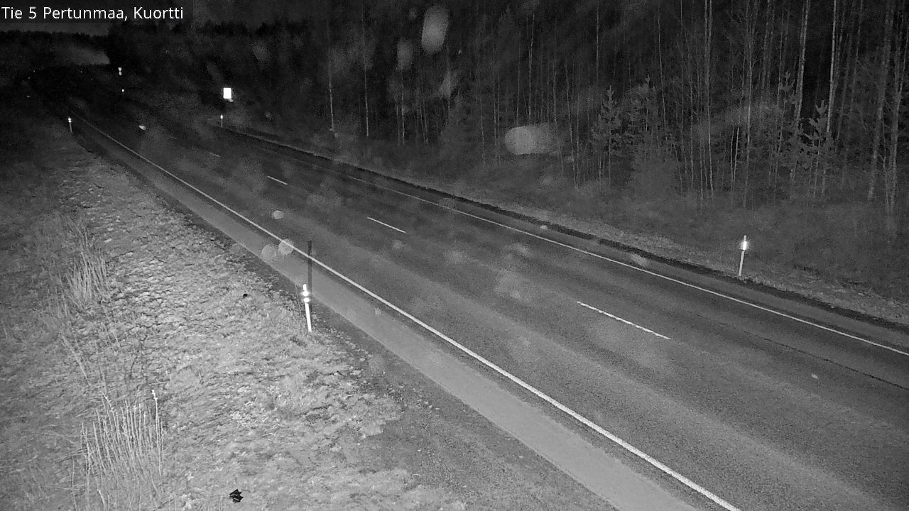 Weather Camera Image Väg 5 Pertunmaa, Kuortti, Pertunmaa, Etelä-Savo