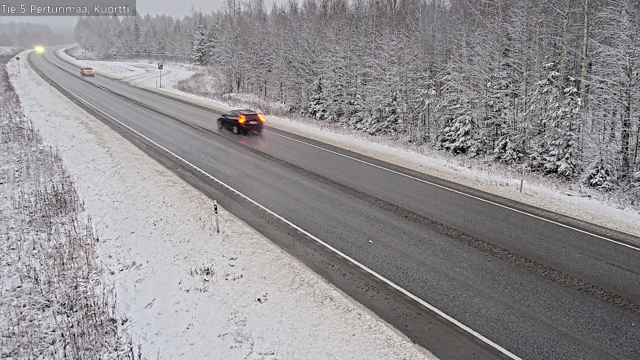 Weather Camera Image Väg 5 Pertunmaa, Kuortti, Pertunmaa, Etelä-Savo