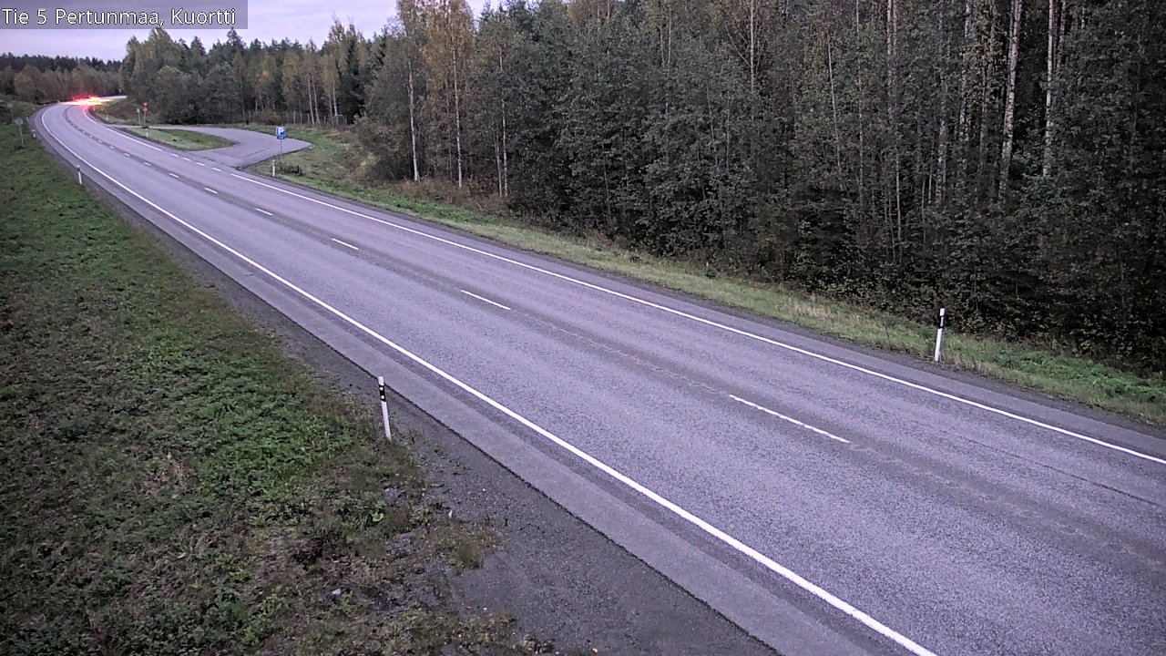 Weather Camera Image Väg 5 Pertunmaa, Kuortti, Pertunmaa, Etelä-Savo