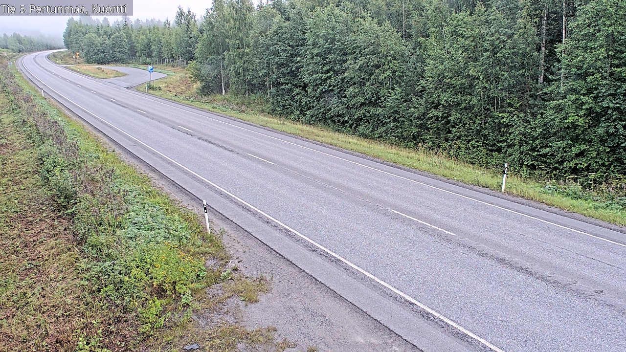 Weather Camera Image Road 5 Pertunmaa, Kuortti, Pertunmaa, Etelä-Savo