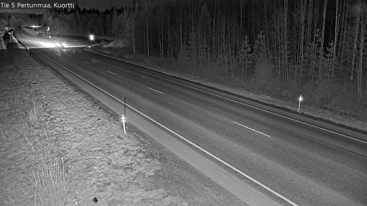 Weather Camera Image Väg 5 Pertunmaa, Kuortti, Pertunmaa, Etelä-Savo