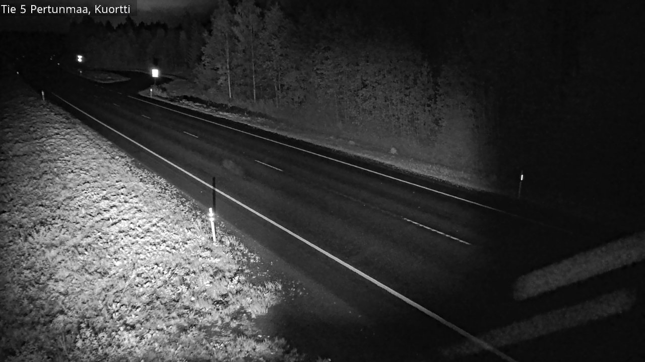 Weather Camera Image Väg 5 Pertunmaa, Kuortti, Pertunmaa, Etelä-Savo