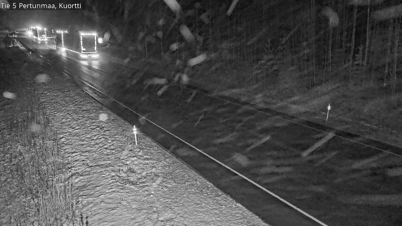 Weather Camera Image Väg 5 Pertunmaa, Kuortti, Pertunmaa, Etelä-Savo