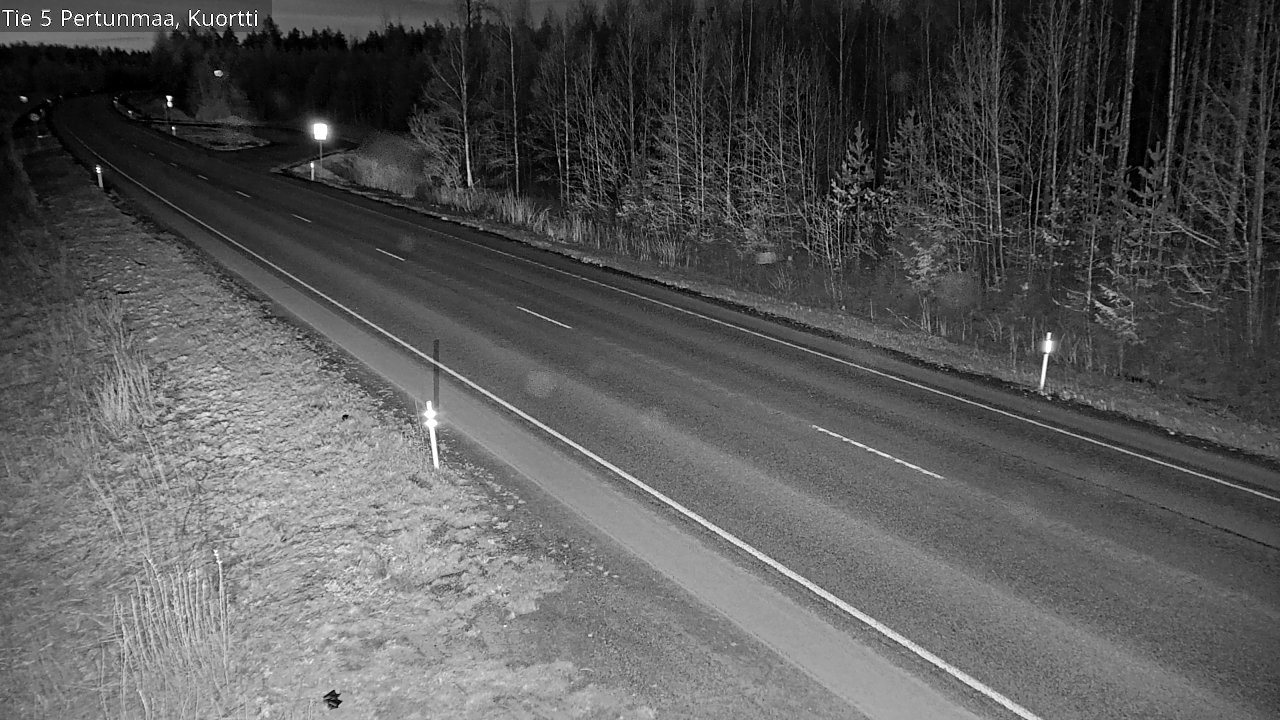Weather Camera Image Road 5 Pertunmaa, Kuortti, Pertunmaa, Etelä-Savo