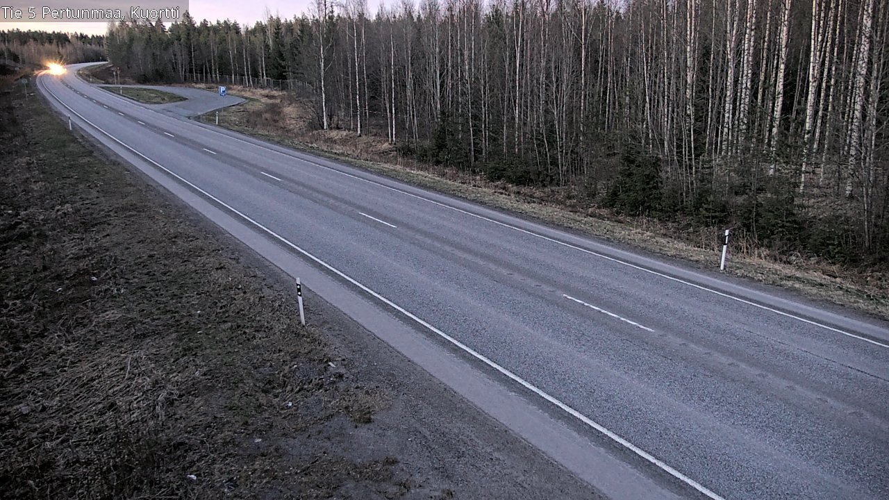 Weather Camera Image Väg 5 Pertunmaa, Kuortti, Pertunmaa, Etelä-Savo