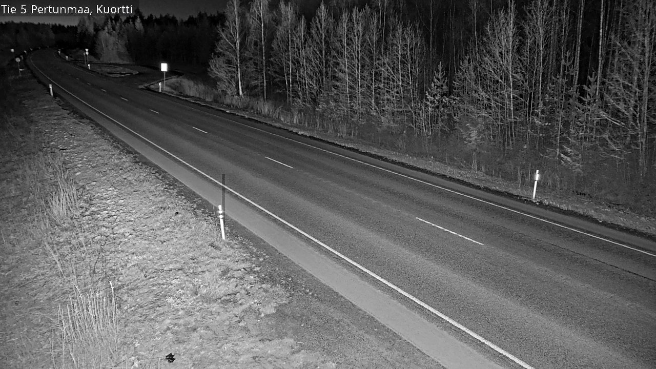 Weather Camera Image Väg 5 Pertunmaa, Kuortti, Pertunmaa, Etelä-Savo