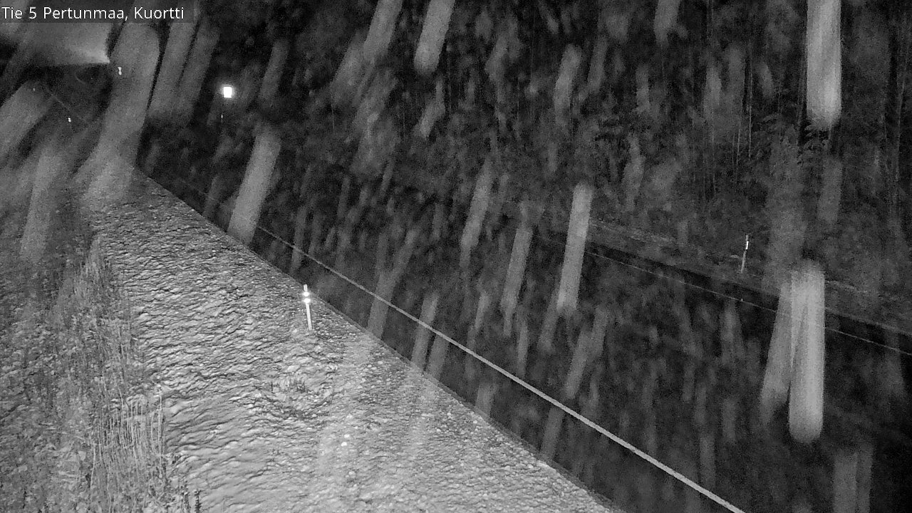 Weather Camera Image Väg 5 Pertunmaa, Kuortti, Pertunmaa, Etelä-Savo