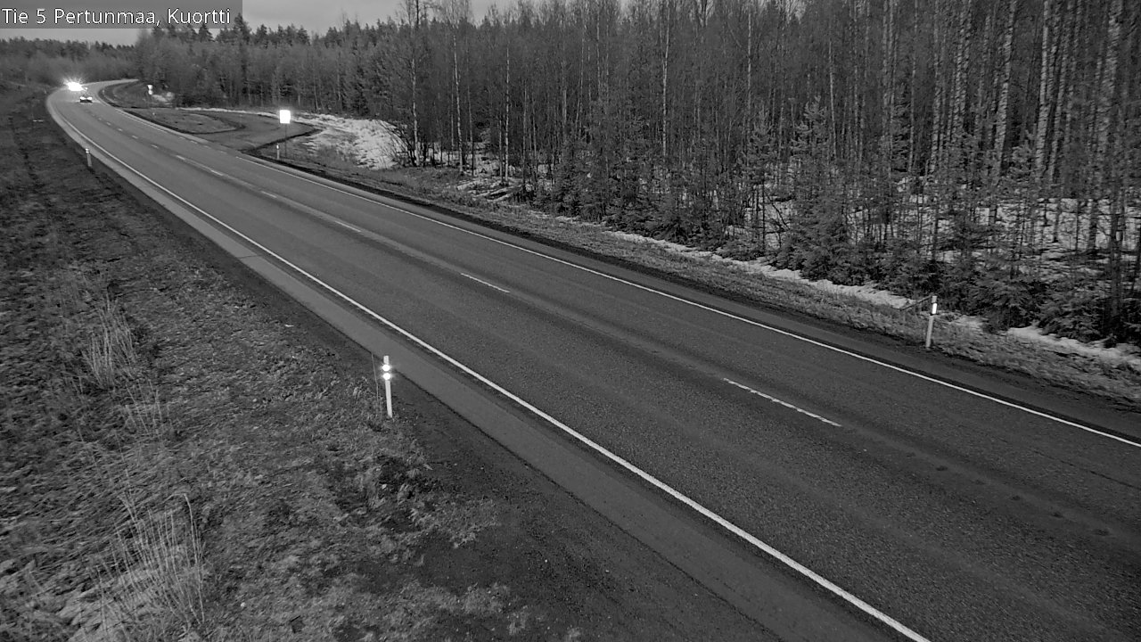 Weather Camera Image Road 5 Pertunmaa, Kuortti, Pertunmaa, Etelä-Savo