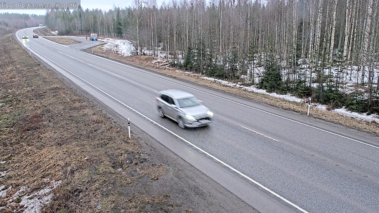 Weather Camera Image Road 5 Pertunmaa, Kuortti, Pertunmaa, Etelä-Savo