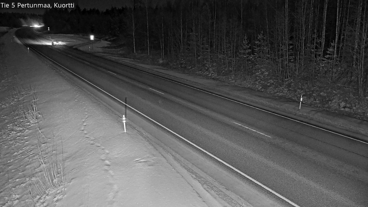 Weather Camera Image Road 5 Pertunmaa, Kuortti, Pertunmaa, Etelä-Savo