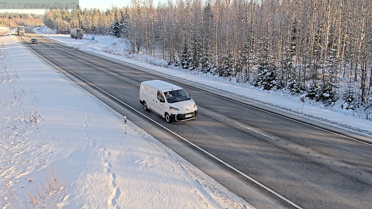 Weather Camera Image Road 5 Pertunmaa, Kuortti, Pertunmaa, Etelä-Savo